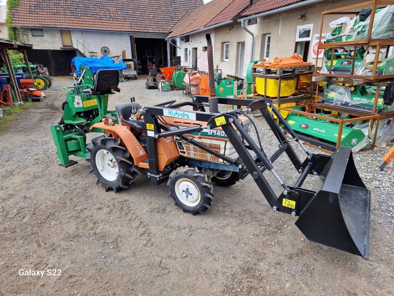 Kubota B 1402 D , 4x4 s novým čelním nakladačem KP-001 + nový podkop model BHSM 95 ( č.k. 54911)