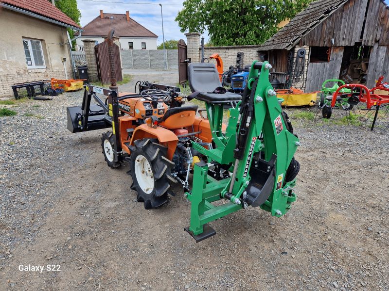 Kubota B 1402 D , 4x4 s novým čelním nakladačem KP-001 + nový podkop model BHSM 95 ( č.k. 54911)