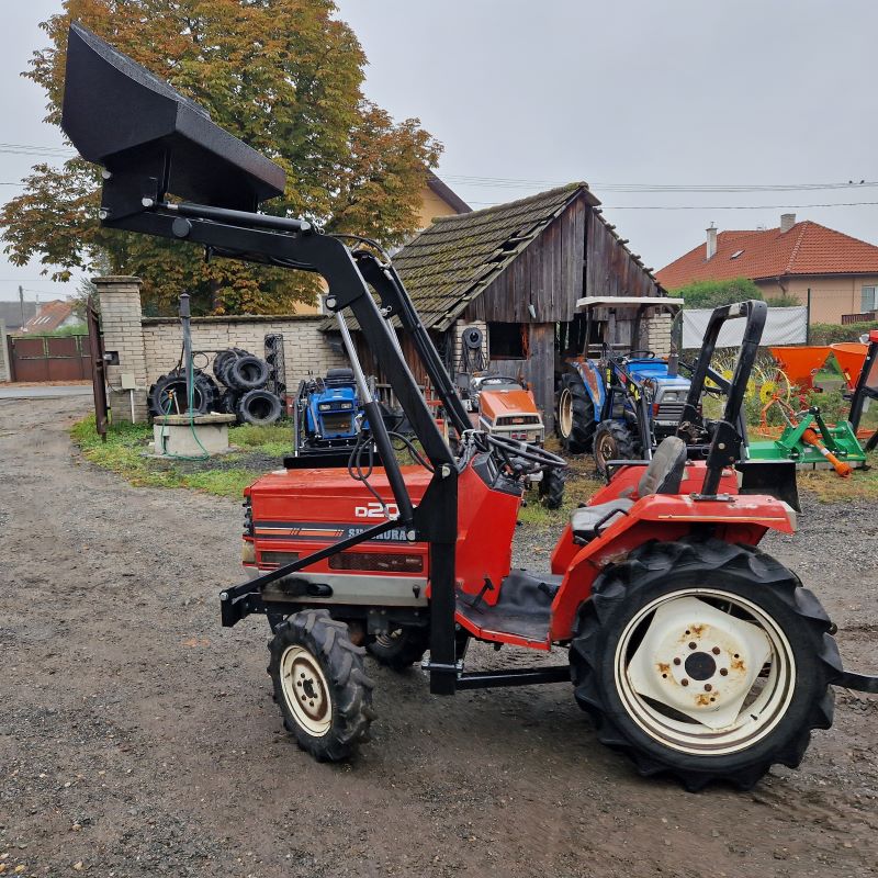 Shibaura D 208 , 4x4 s novým čelním nakladačem KP-002 ( č.k. 26286)